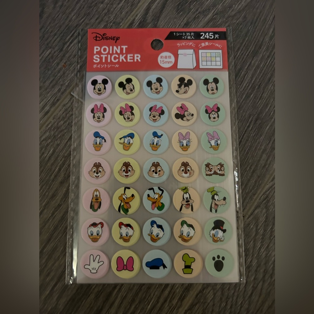 Mickey and friends stickers